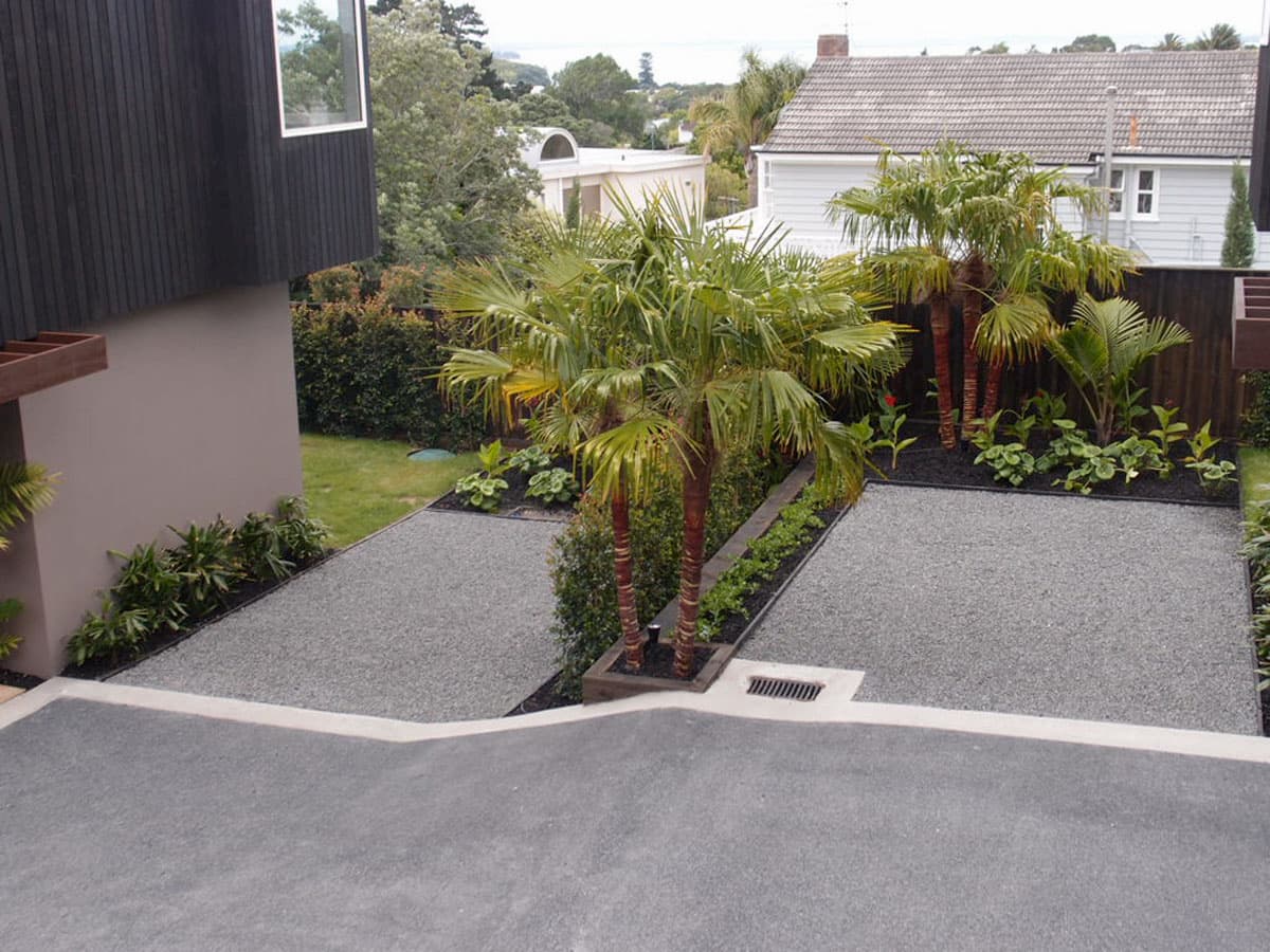 Pebbled Car Parking