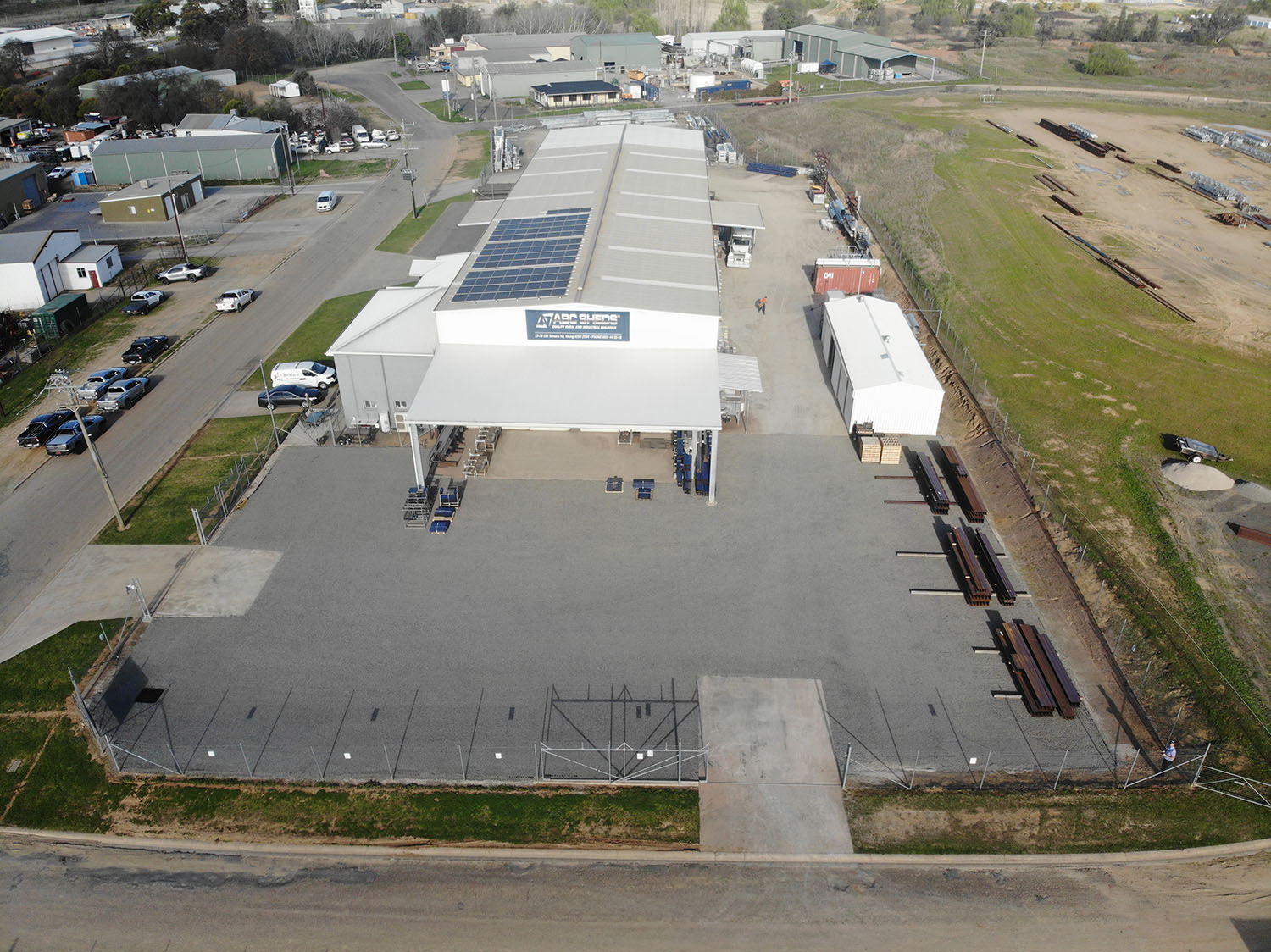 SurePave permeable pavers laid for a car park