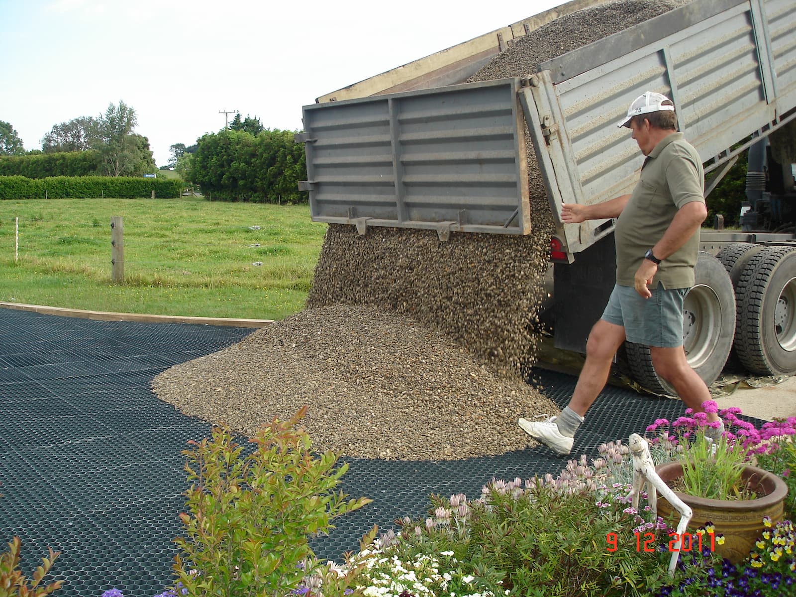 Natural Paving Driveway installation