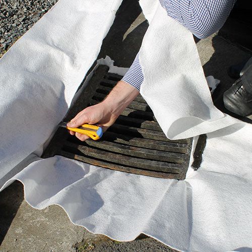Cutting a FilterPod to fit a catchpit