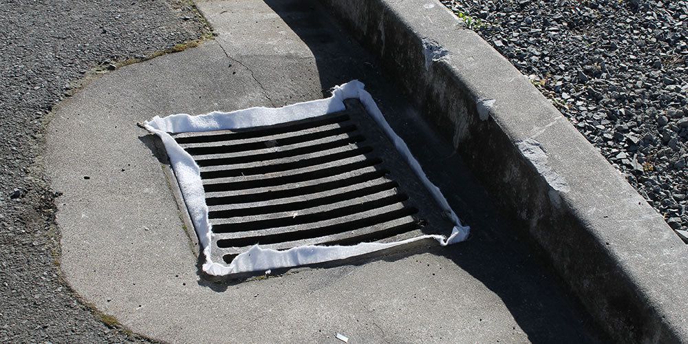 FilterPod fitted in a stormwater catchpit