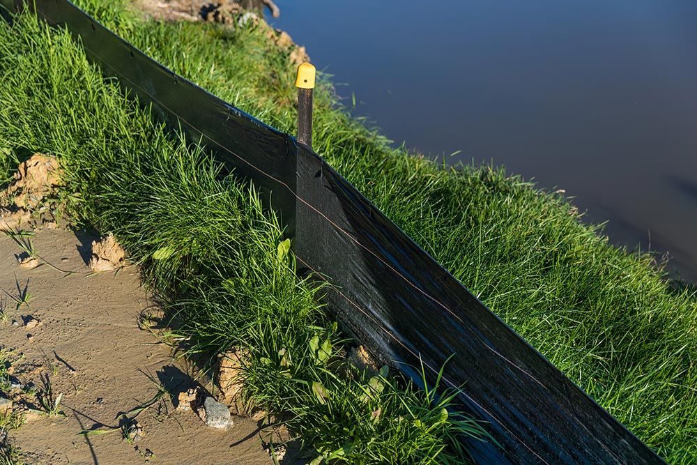 SiltFence installed on an earthworks site