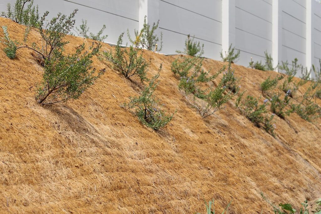 Retain Garden Moisture with a Fibre Matting