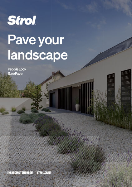 Pave your landscape brochure cover
