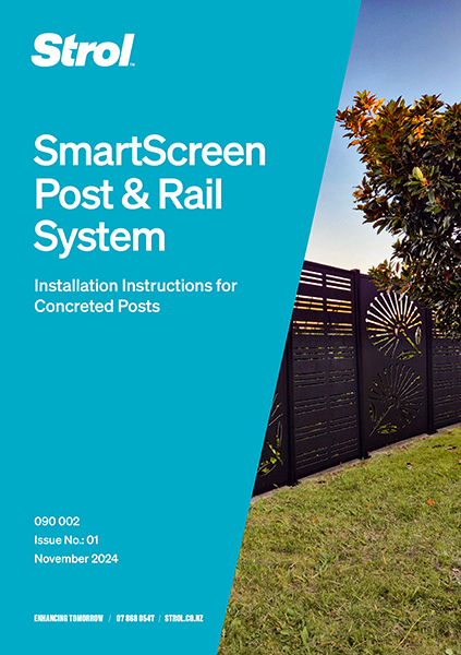 Installation Instruction Brochure Cover - Post and Rail System
