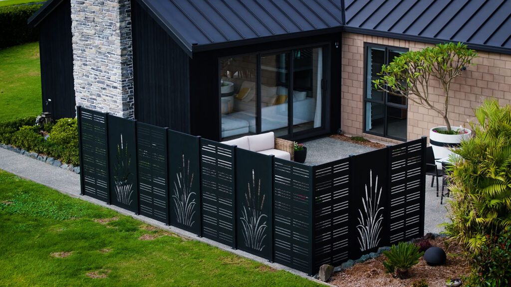 SmartScreen Post and Rail Case Study | Patio Area Privacy