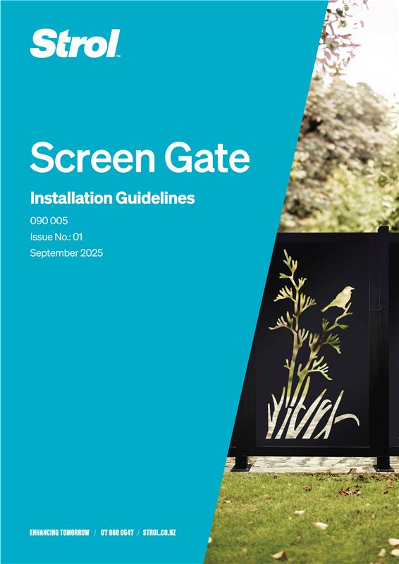 Screen Gates Installation Guide cover